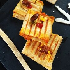 Grill rajma paneer pocket A picture of Grill rajma paneer pocket.