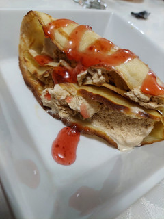Una foto de Postre de Panqueque helado