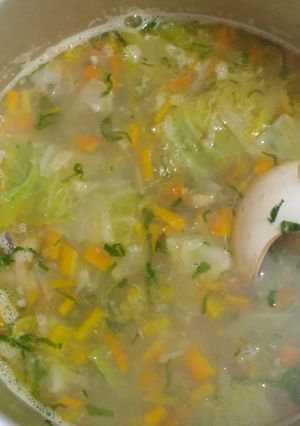 Foto resep Sup Ayam Sederhana, menu anak (no🖐msg)