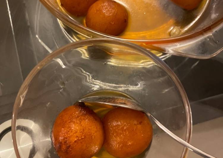 Steps to Prepare Super Quick Homemade EASY GULAB JAMUN recipe