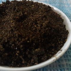 A picture of Black sesame seeds podi.