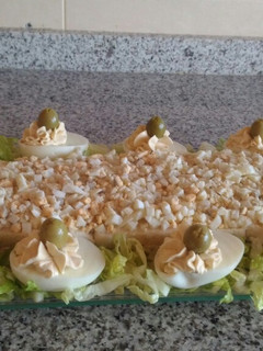 Una foto de Timbal de pollo