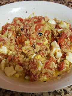 Una foto de Ensalada de pimientos rojos
