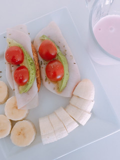 Una foto de Desayuno para media mañana durante mi embarazo