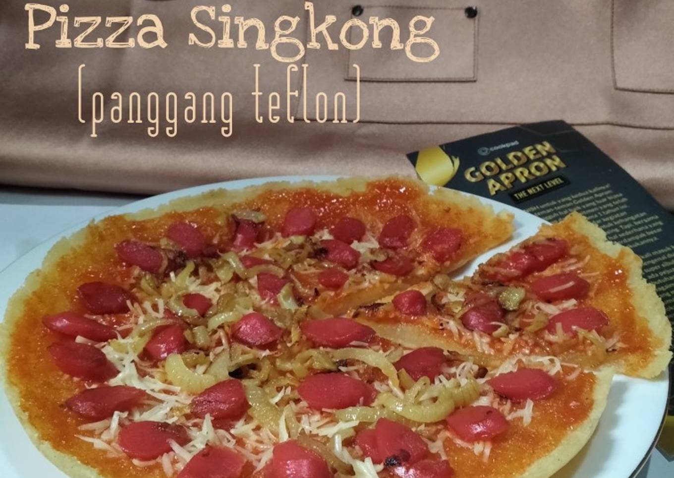 *Pizza Singkong* (panggang teflon)