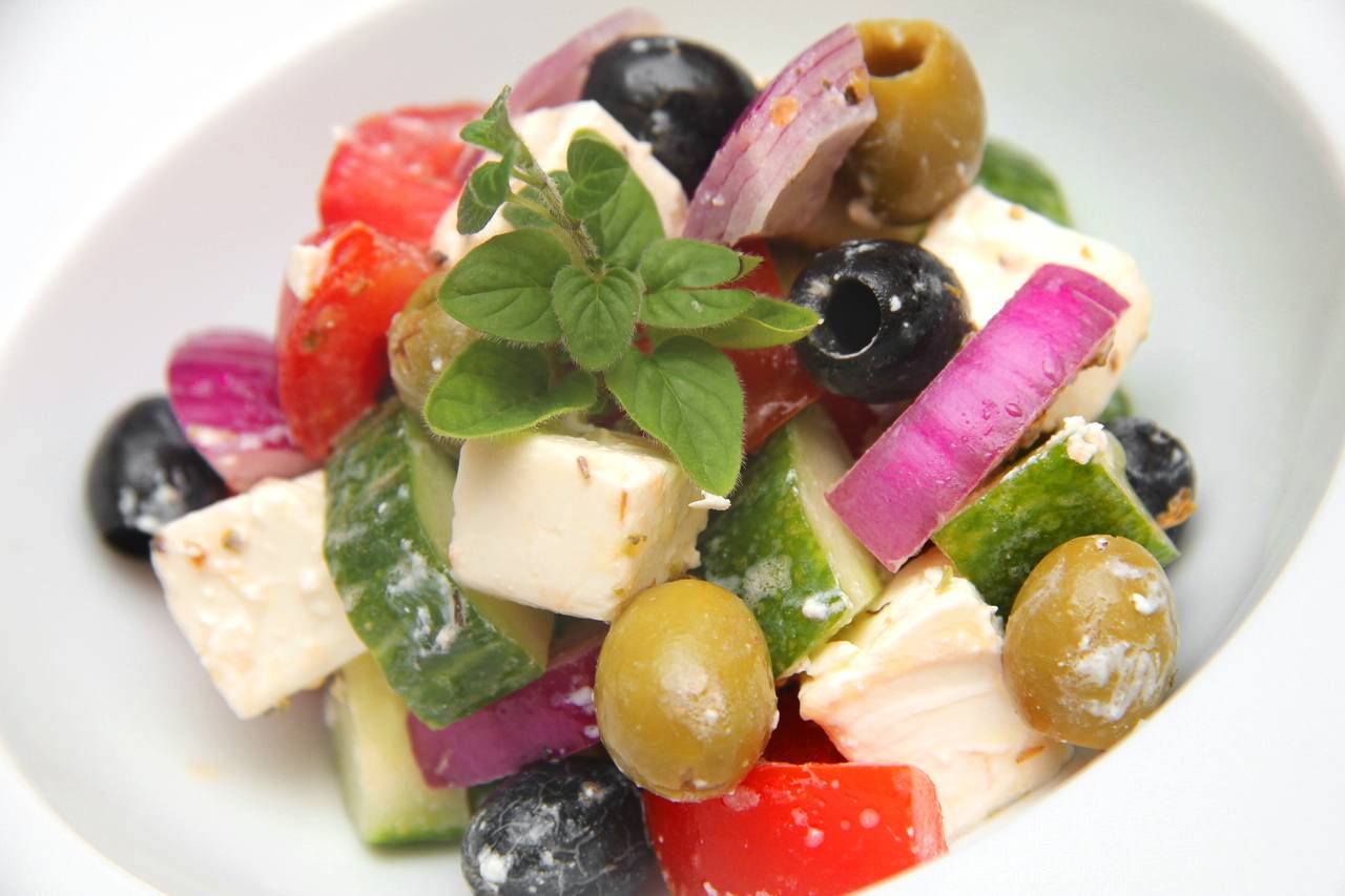 Görög saláta recept (Horiatiki) recept recept fotó