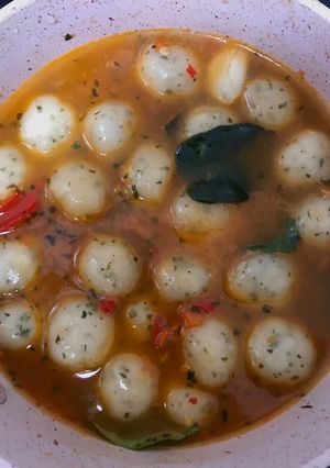 Foto resep Cilok kuah pedas