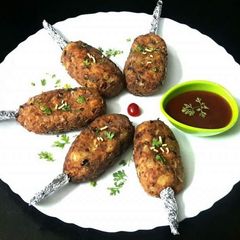 A picture of Paneer Lollipops.