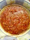 Red chilli chutney by Nancy