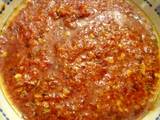 Red chilli chutney by Nancy