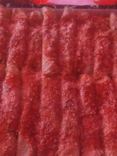 Una foto de Relleno para canelones de acelga y carne