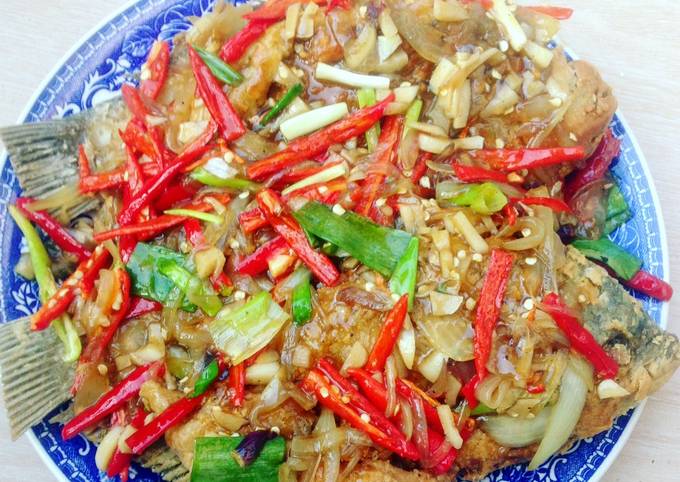 Resep Gurame goreng tepung saus tiram, Sempurna