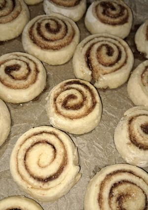Túró-tésztás fahéjas csiga recept fotója