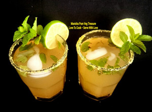 A picture of Lemon Mint Masala Shikanji.