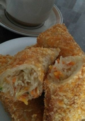 Foto resep Risol roti tawar isi bihun