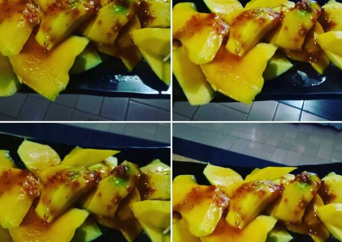 How to Make Yummy Rujak Manis Mangga Arum manis