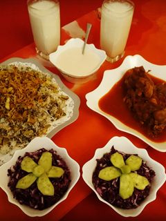 عکسی از دستور باقالی پلو با گوشت