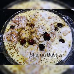 A picture of Dehli style dahi phulki.