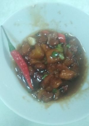 Hình của món Thịt kho quẹt top mỡ.