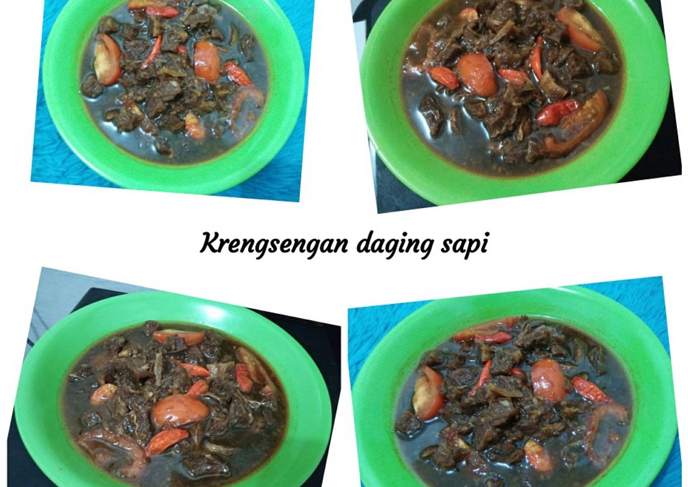 Krengsengan daging sapi