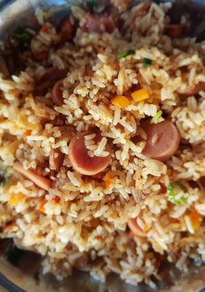 Foto resep Nasi goreng kari pedas