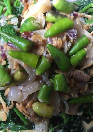 Foto resep Pucuk daun singkong kuah Susu#HariGiziNasional2019
