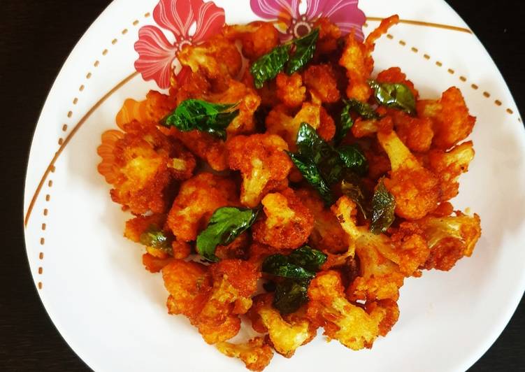 Recipe of Quick GOBHI FRY / CRISPY CAULIFLOWER FRY