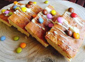 Foto principal de Brownie de chocolate blanco o "blondie"