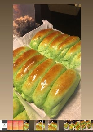 Foto resep Roti sisir pandan
