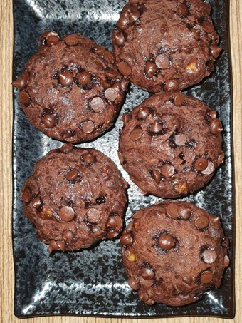 Cara Simple Menyiapkan Resep  Chocolate Banana Muffin 🍫🍌🧁 yang Enak Banget, Menggugah Selera