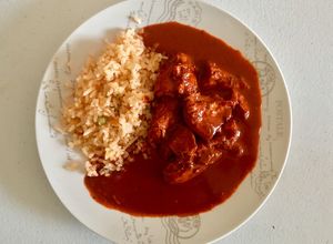 Una foto de Pollo Pibil Yucateco