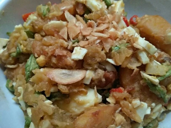 Cara Gampang Membuat Resep Buncis tofu saos telur asin pedes yang Uenak Anti Ribet, Bisa Manjain Lidah
