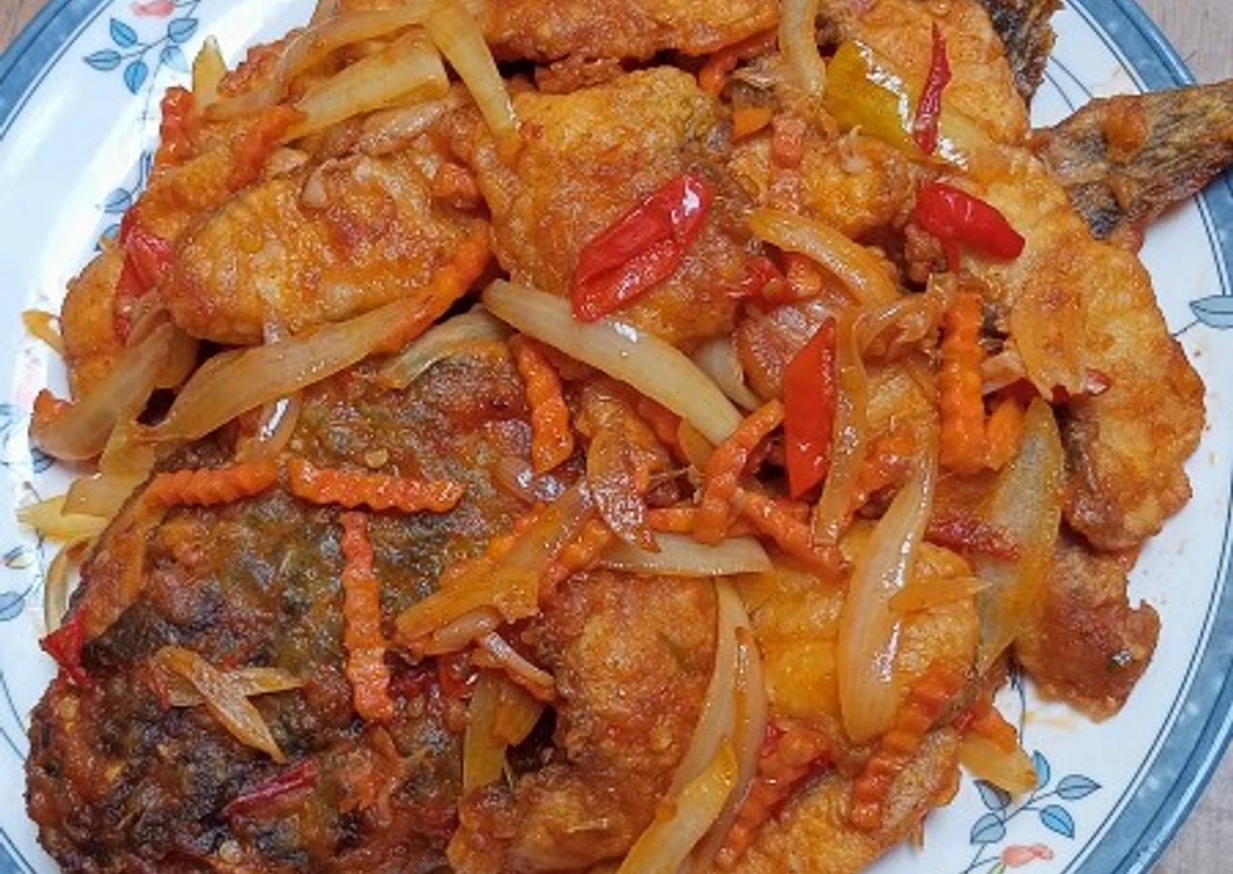 Fillet ikan asem manis