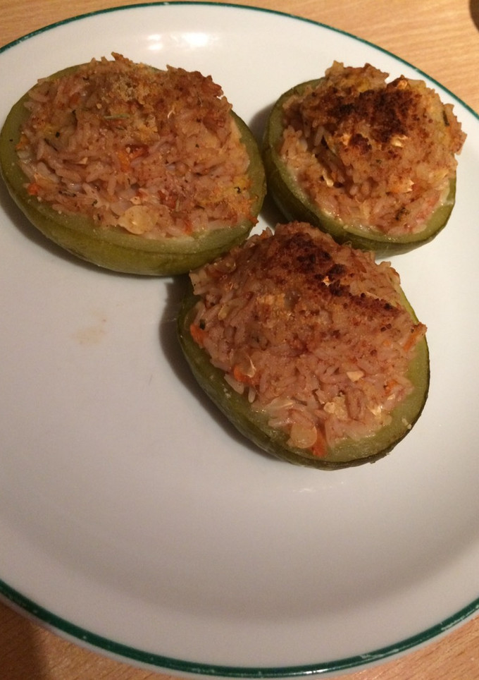 Una foto de Zapallito relleno a la mía