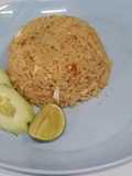 ข้าวผัดผักเต้าหู้เหลือง