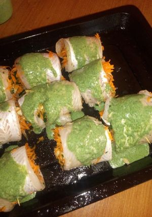 Una foto de Filete de merluza a mi manera