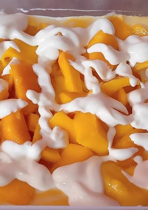 A picture of Just 2 minutes mango delight.