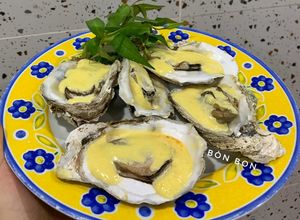 Hình của món Hàu Nướng Phô Mai.