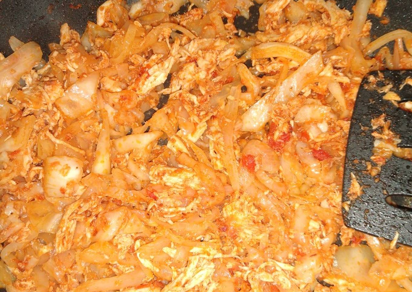 Tinga de pollo, a mi estilo