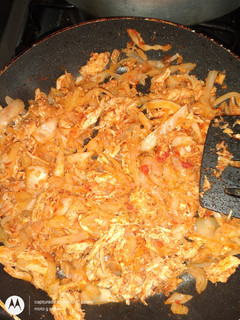 Una foto de Tinga de pollo, a mi estilo