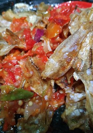 Foto resep Sambal ikan Asin kriuk