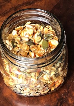 A picture of Homemade Granola.