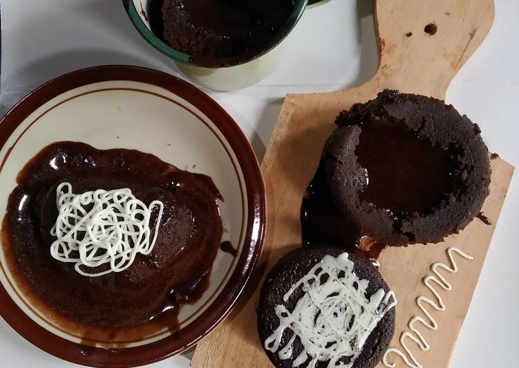 dari awal hingga akhir Menyiapkan Chocolatos Lava Cake Anti Gagal