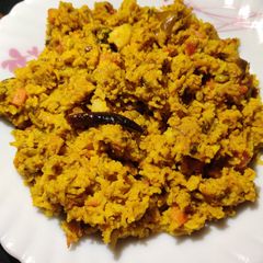 A picture of Kathiyawadi Khichdi.