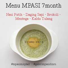 A picture of MPASI 7 bulan.