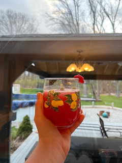 A picture of Strawberry Watermelon Raspberry Lemonade.