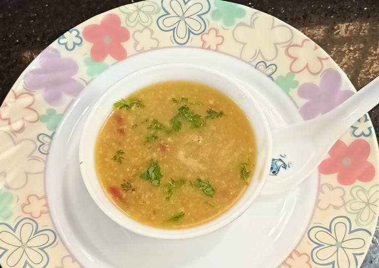 Recipe of Homemade Oats soup