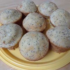 A picture of Lemon Poppy Seed Muffins.
