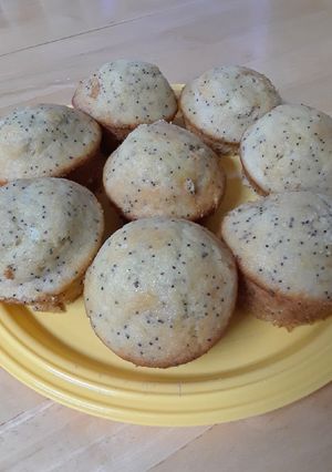 A picture of Lemon Poppy Seed Muffins.