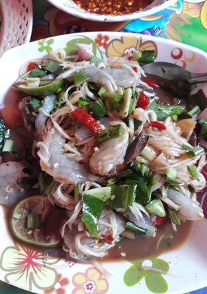 รูปของ ส้มตำกุ้งสด